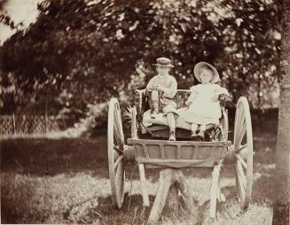 Enfants sur une charrete: Ferdinand et Marguerite Daulnoy