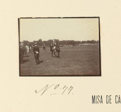 Misa de capaña, Sevilla, Mayo de 1895.