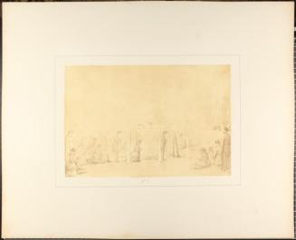 (Velatorio de la Infanta María Amelia en la capilla de San Telmo)