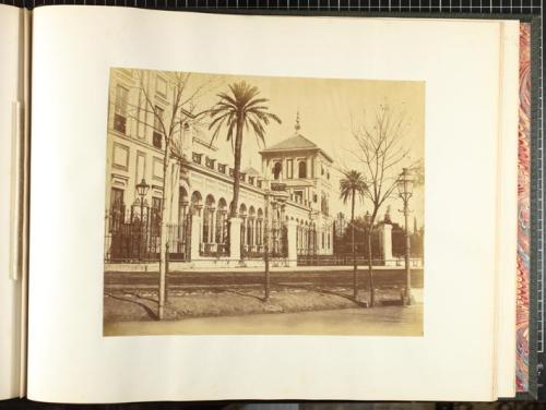 (Fachada al jardín del palacio de San Telmo. Sevilla)