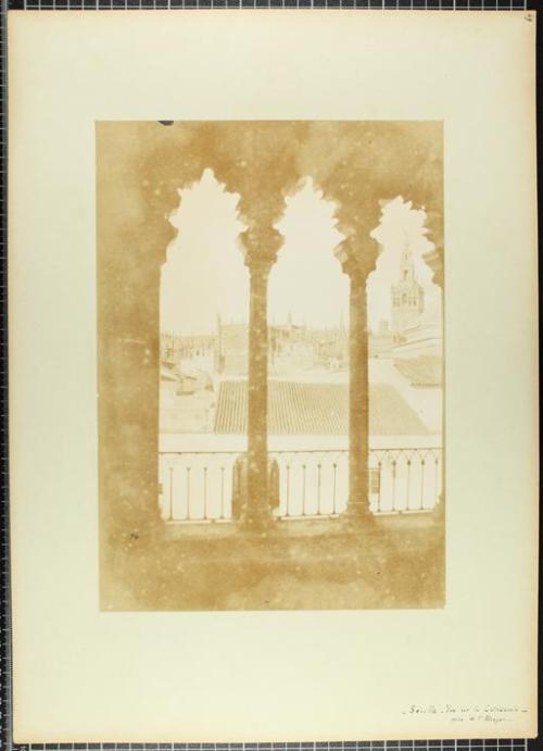 Séville. Vue de la Cathédrale prise de l’Alcazar. (Sevilla. Vista de la catedral desde el Alcázar)