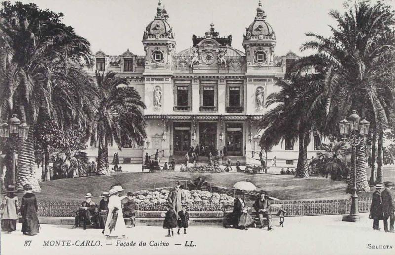 Monte-carlo. Façade du Casino 