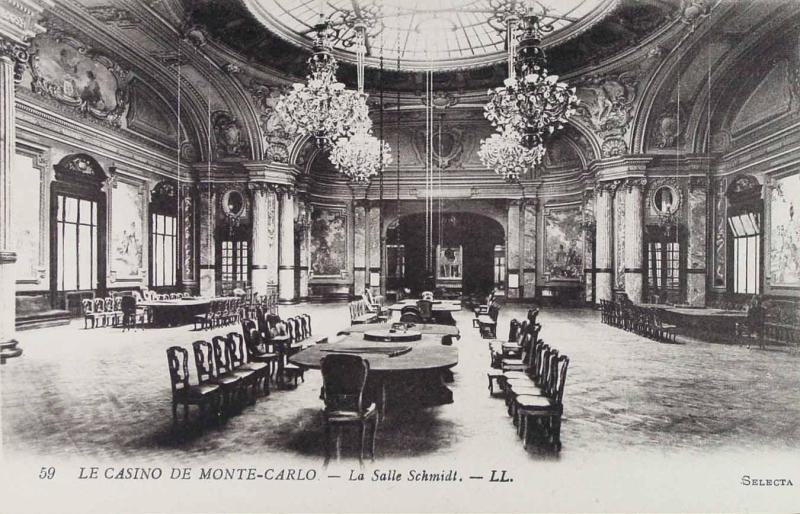 Le Casino de Monte-carlo. La Salle Schmidt