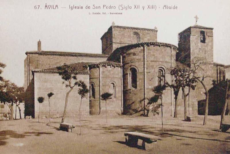 Ávila. Iglesia de San Pedro (Siglo XII y XIII). Ábside