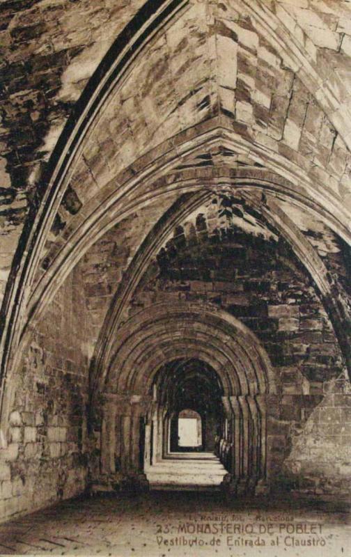 Monasterio de Poblet. Vestíbulo de entrada al Claustro