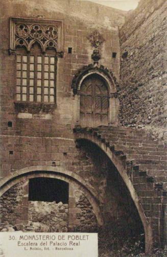 Monasterio de Poblet. Escalera del Palacio Real