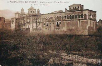 Monasterio de Poblet. Vista general. Parte posterior