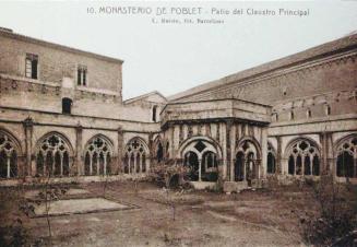 Monasterio de Poblet. Patio del Claustro Principal