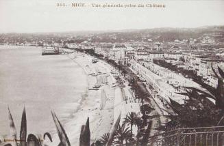 Nice. Vue générale prise du Château