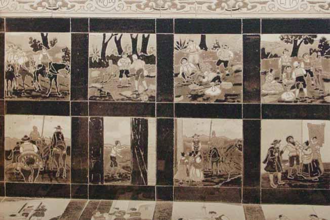 Sevilla-Exposición. Glorieta del Quijote