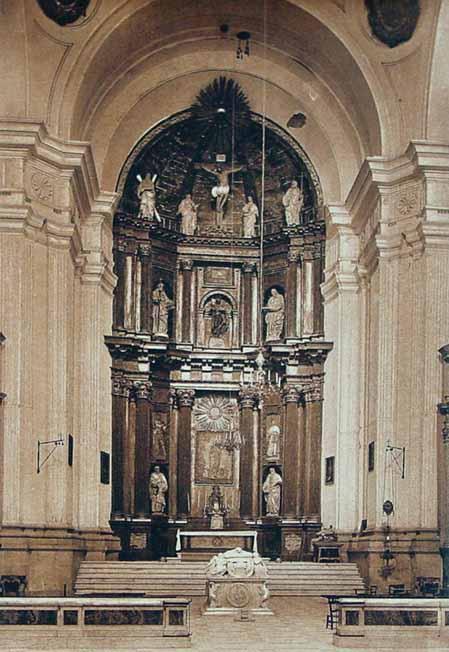 Toledo. Interior de la Iglesia del Hospital de San Juan Bautista