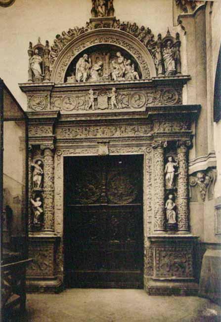 Cuenca. Catedral. Puerta de la sala Capitular (Berruguetre)