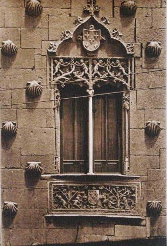 Salamanca. Ventana de la Casa de las Conchas (Siglo XVI)