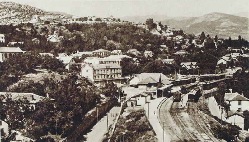 Caminos de Hierro del Norte de España. Estación y Panorama de Cercedilla (Línea de Segovia)