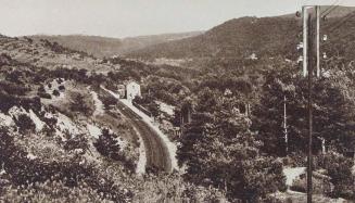 Caminos de Hierro del Norte de España. Panorama de San Rafael (Línea de Segovia)