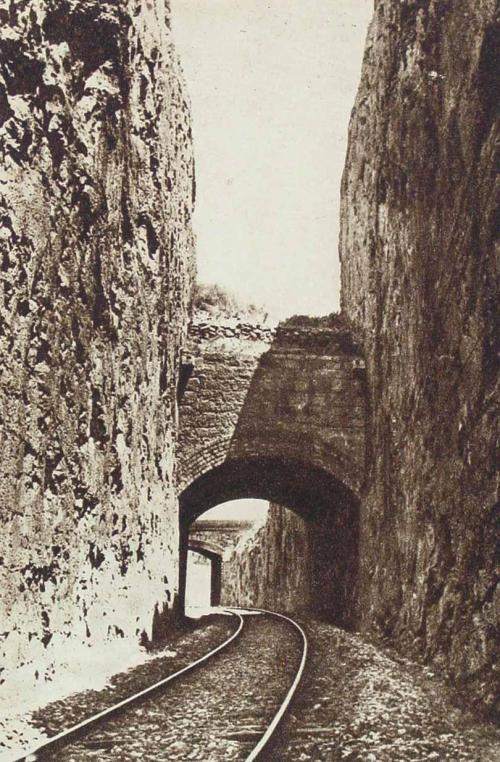 Caminos de Hierro del Norte de España. Interior de Las Villas de Benicasim. Línea de Valencia a Tarragona