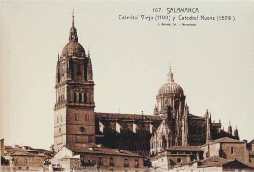 Salamanca. Catedral Vieja (1100) y Catedral Nueva (1509)