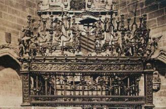 Salamanca. Catedral Vieja. Reja del Sepulcro de D. Diego de Anaya (SigloXV)