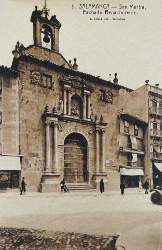 Salamanca. San Martín. Fachada Renacimiento