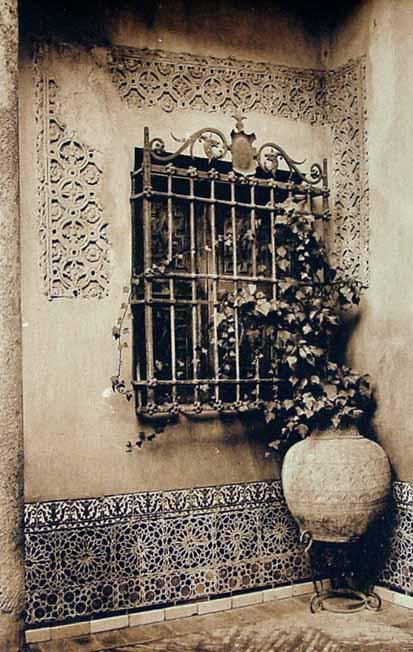 Toledo. Una reja en el Patio de la Casa del Greco