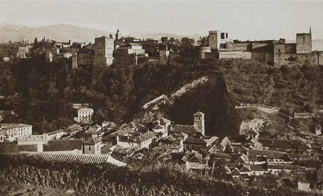 Granada. Vista General de la Alhambra