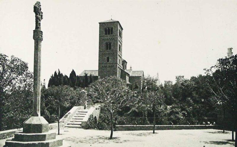 Monasterio Románico (Pueblo Español. Exposición Internacional de Barcelona)