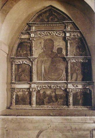 Salamanca. Catedral Vieja. Claustro. Retablo de la Virgen del Socorro