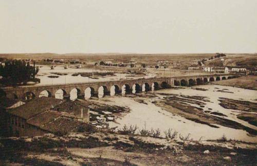 Salamanca. Puente romano sobre el río Tormes