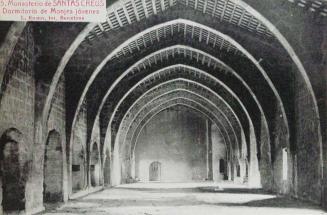 Monasterio de Santas Creus. Dormitorio de Monjes jóvenes