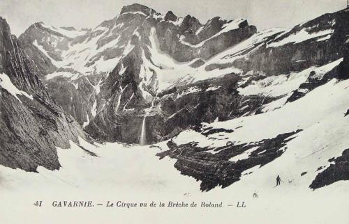 Gavarnie. Le Cirque vu de la Brèche de Roland