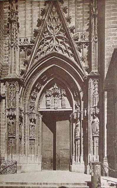 Sevilla. Catedral. Puerta del Baptisterio