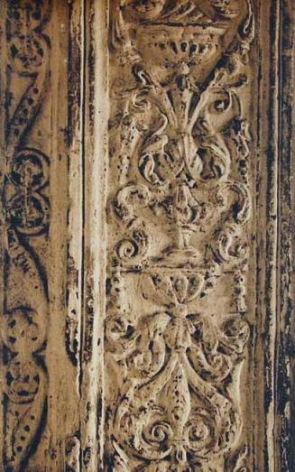 Toledo. Sinagoga del Tránsito. Puerta de la Sacristía. Friso Renacimiento