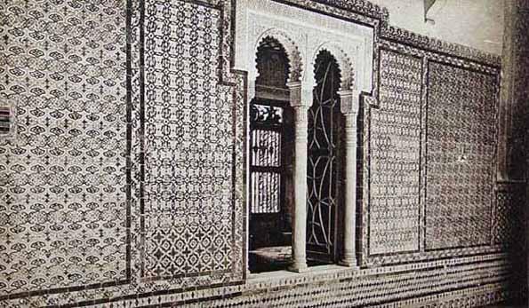 Sevilla. Casa de Pilatos. Patio. Detalle