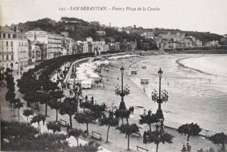 San Sebastián. Paseo y Playa de la Concha