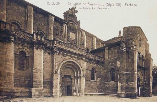 León. Colegiata de San Isidoro (Siglo XII). Fachada