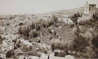 Granada. Vista parcial y torre de la Vela