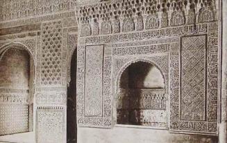 Granada. Alhambra. Nicho de la Portada de la Sala de la Barca