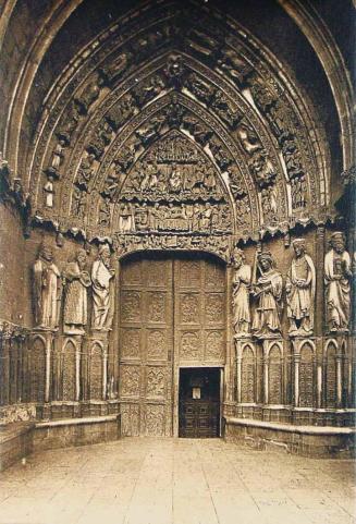 León. Catedral (Siglo XII). Fachada Principal. Puerta de San Juan de Regla