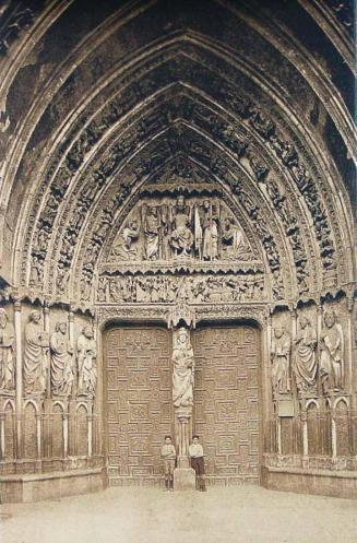 León. Catedral (Siglo XII). Fachada Principal. Puerta de Nuestra Señora la Blanca