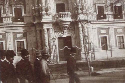 (Fachada del Palacio de San Telmo. Detalle)