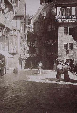 (Calle de un pueblo de Suiza)