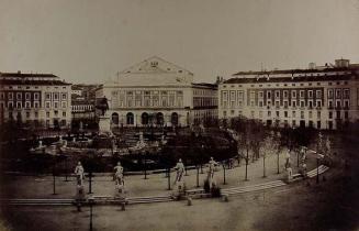 Madrid. La place d´Orient et le Théatre-Royal