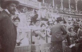 (Público en la plaza de toros de Sevilla)