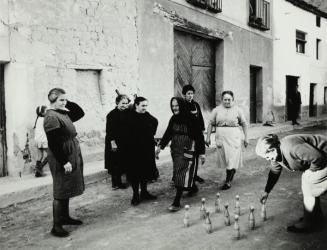 Partida de bolos. Ayllón