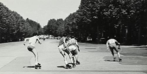 Competencia de patinaje, El Retiro, Madrid