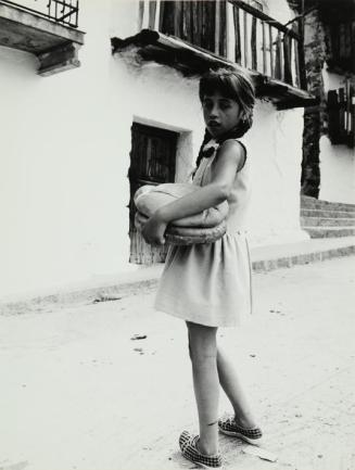 Retrato de niña con panes