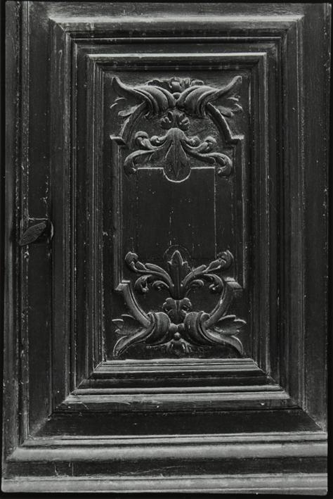 Detalle de puerta de madera