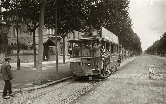 Tranvía de la línea Collblanc - Sants Estación