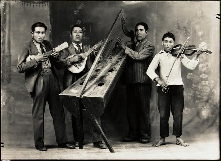 Músicos en el estudio