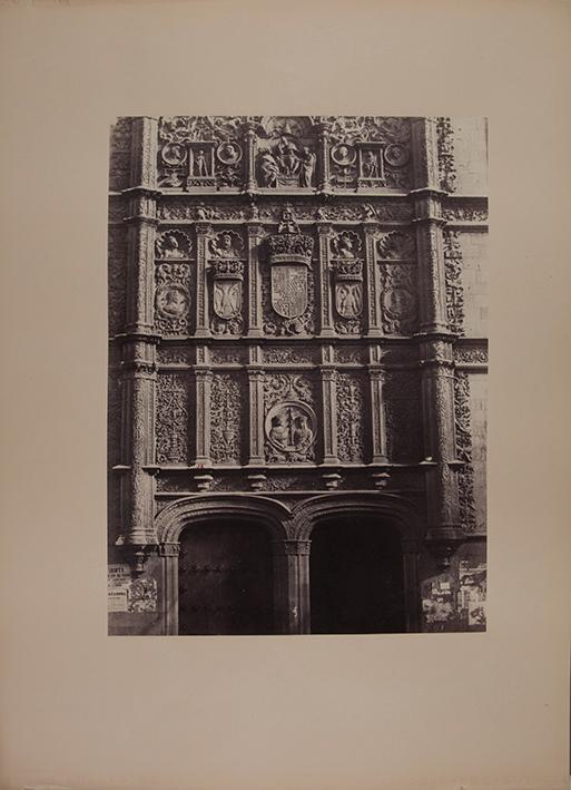 Salamanca. Universidad, puerta de la Biblioteca